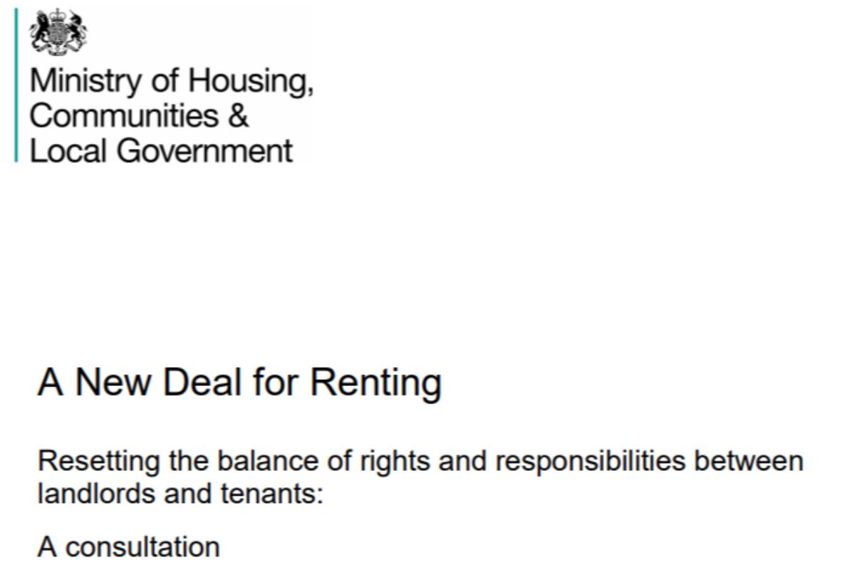 Government Published Open Consultation on Proposals to Ban Section 21